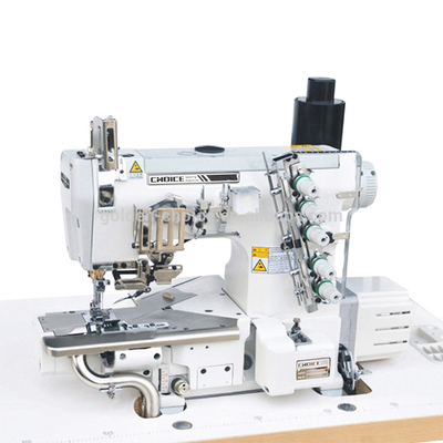 Cama plana de la fábrica de China que hace la camiseta de la máquina de coser de los dispositivos de seguridad de la camisa