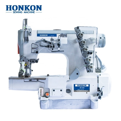 Máquina de coser HK-600-01 del pequeño dispositivo de seguridad de la cama plana de la velocidad de la impulsión directa